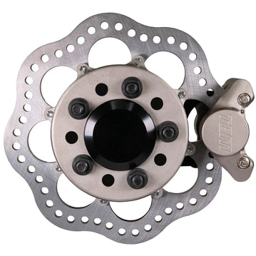 94-04 Mustang SN-95 New Edge Lightweight Front Drag Racing Brakes 2 Piston (Reuses Factory Hub) 001-0224