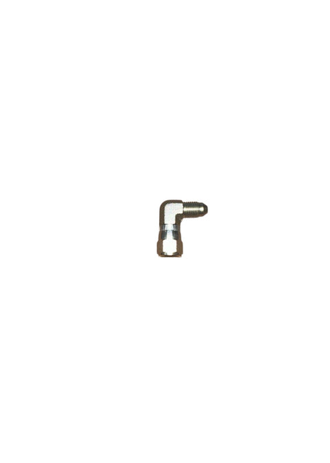 3AN 90 Degree Female Swivel to Male (Steel)