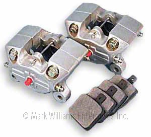 MW - 83100PR 2 Piston Brake Caliper Pair w/ Pads
