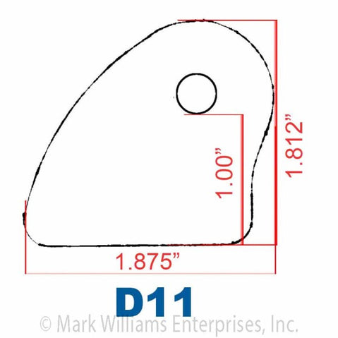 Anti-Rotation Tab 4130 chromoly w/ 3/8
