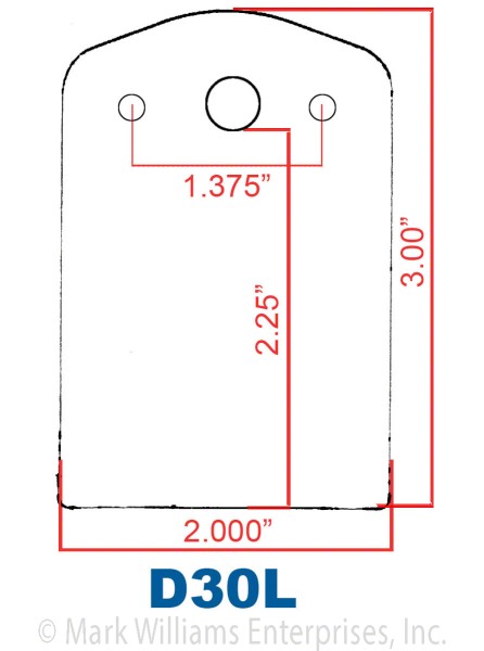 Long Dzus Mounting Tab