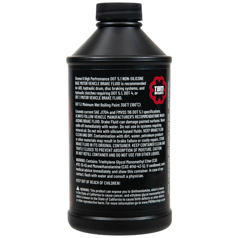 TBM DOT 5.1 Extreme 6 Brake Fluid 12 oz